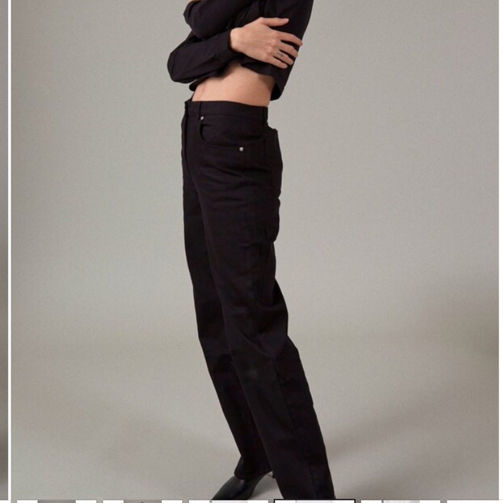 Thakoon Black High Waisted Denim Pant, NWT, 2 - Picture 11 of 11